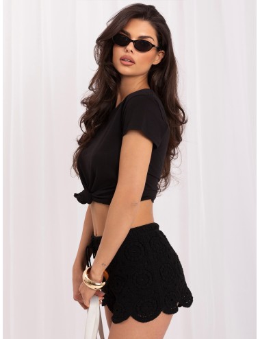 Gładki t-shirt basic z bawełny