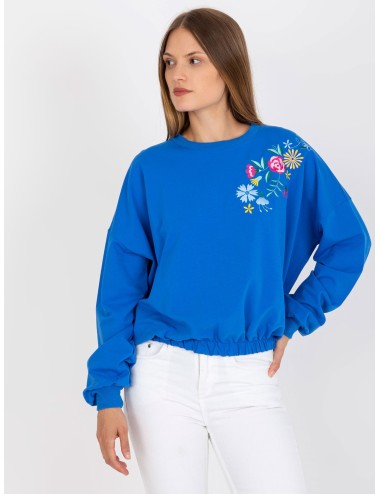 Bluza bez kaptura bawełniana RUE PARIS
