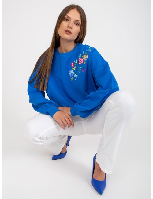 Bluza bez kaptura bawełniana RUE PARIS
