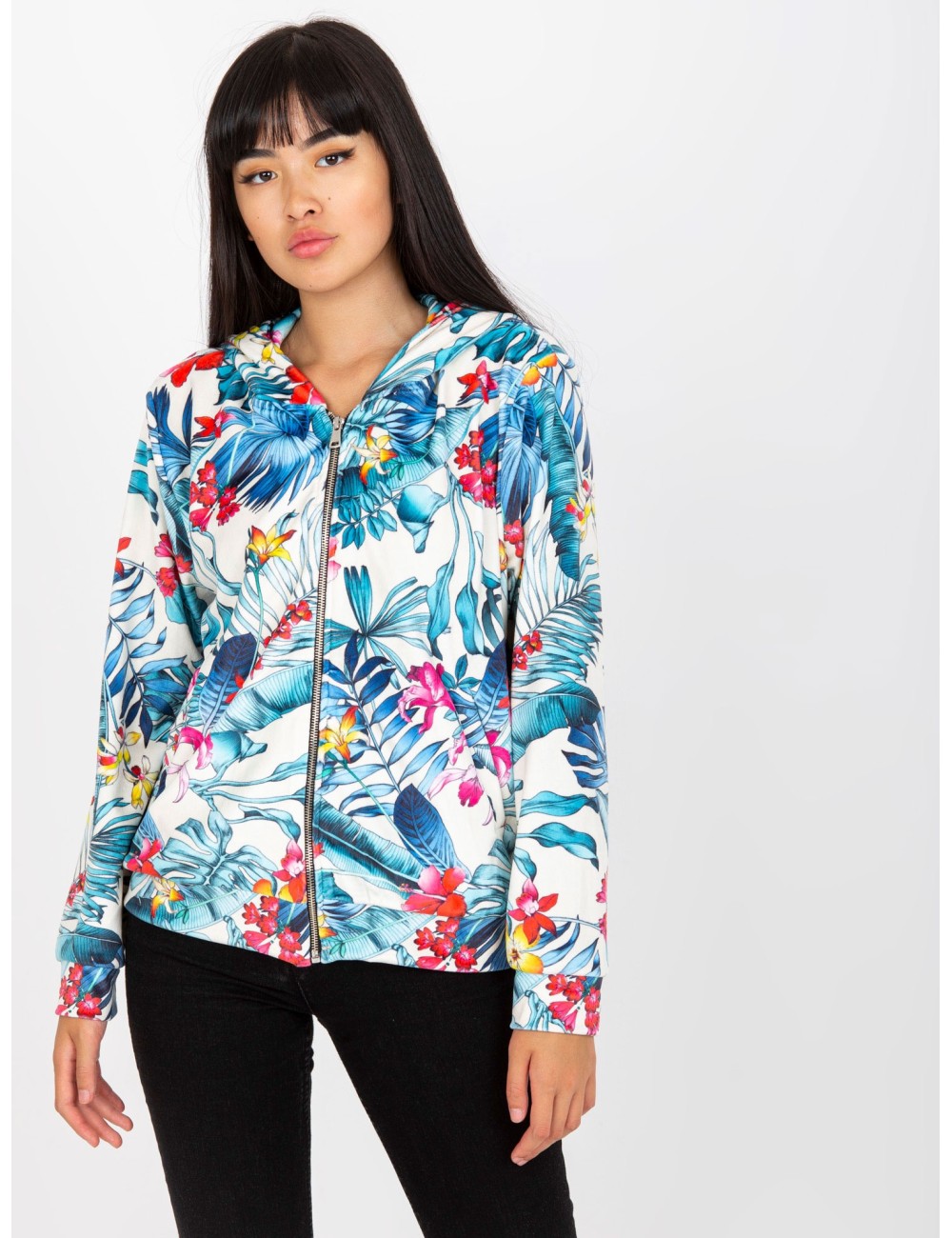 Rozpinana bluza z nadrukiem RUE PARIS