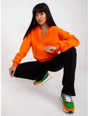 Dresowa bluza basic z dekoltem V