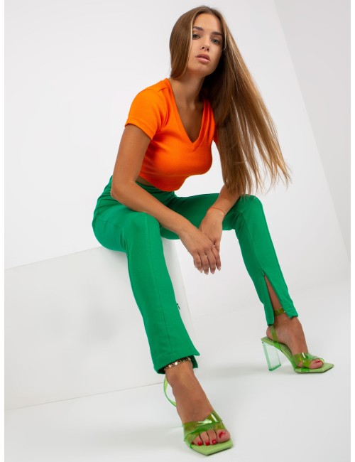 Legginsy basic z suwakami RUE PARIS
