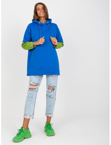 Damska bluza basic z kapturem RUE PARIS