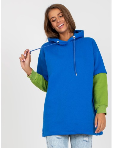 Damska bluza basic z kapturem RUE PARIS