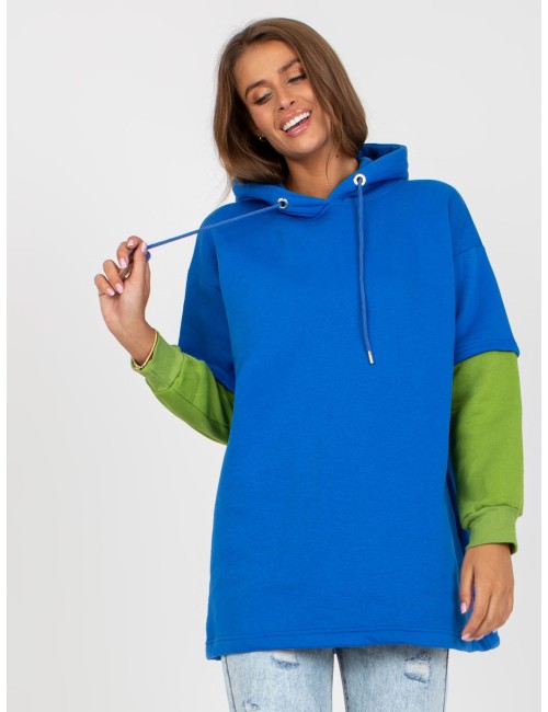 Damska bluza basic z kapturem RUE PARIS