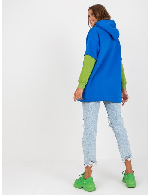 Damska bluza basic z kapturem RUE PARIS