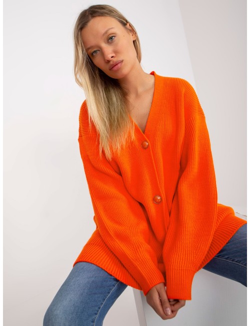 Sweter rozpinany z ozdobnymi guzikami RUE PARIS