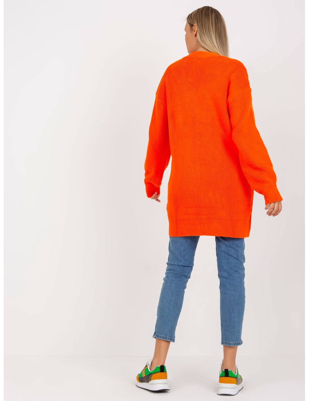 Sweter rozpinany z ozdobnymi guzikami RUE PARIS