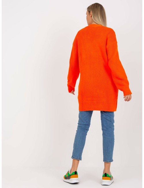 Sweter rozpinany z ozdobnymi guzikami RUE PARIS