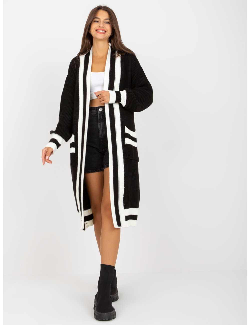 Długi kardigan oversize RUE PARIS