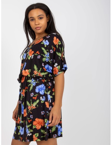 Mini sukienka plus size z wiskozy