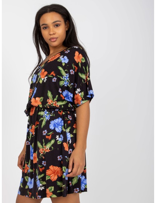 Mini sukienka plus size z wiskozy