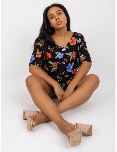 Mini sukienka plus size z wiskozy