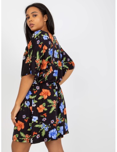 Mini sukienka plus size z wiskozy