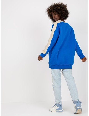 Dresowa bluza basic bez kaptura RUE PARIS
