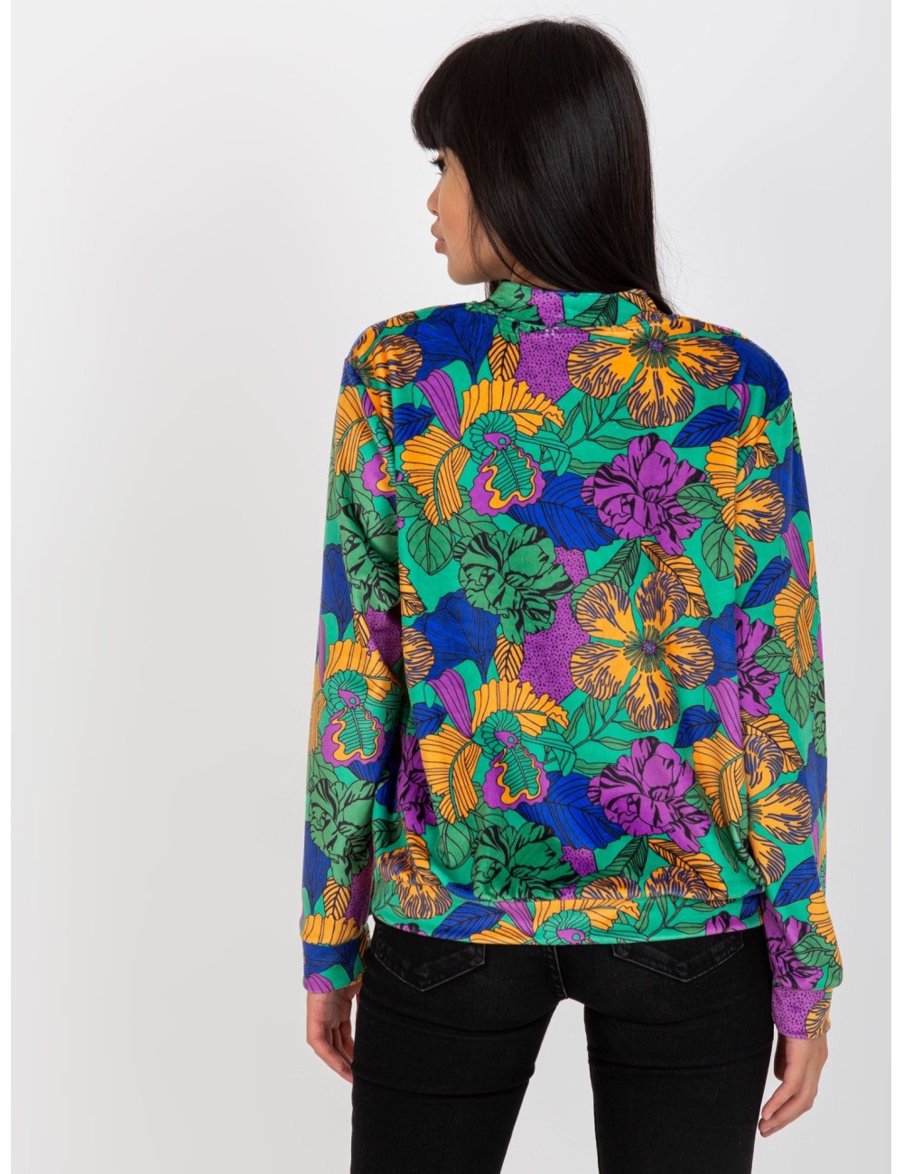 Wzorzysta bluza bomberka RUE PARIS