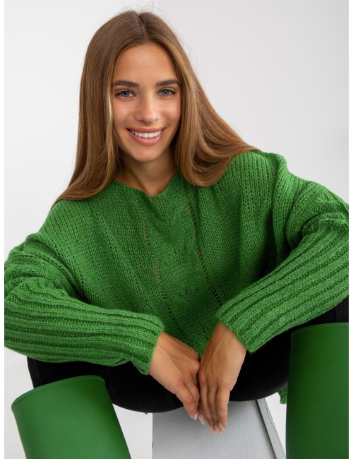 Sweter oversize z dodatkiem wełny OCH BELLA