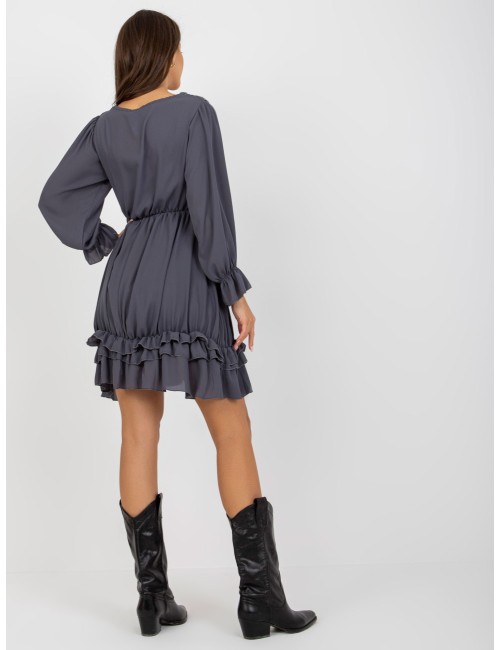 Mini sukienka z falbaną w stylu boho OCH BELLA