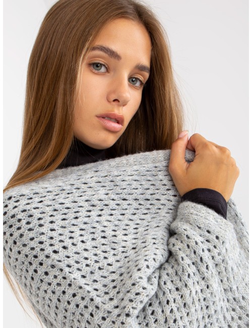 Długi ażurowy kardigan oversize OCH BELLA