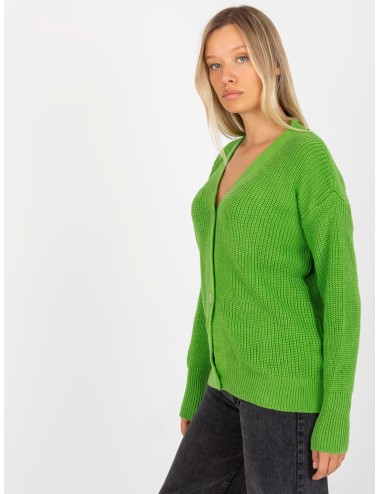 Sweter rozpinany z dużymi guzikami RUE PARIS