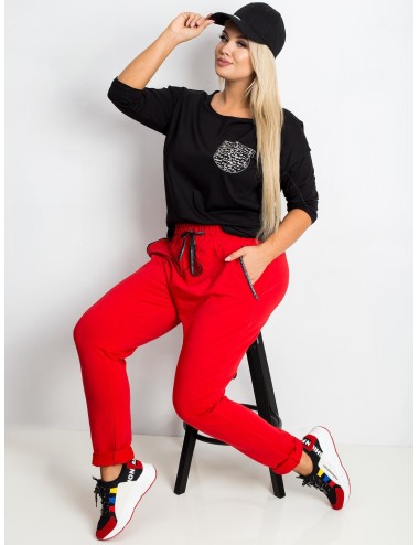 Bawełniane spodnie plus size
