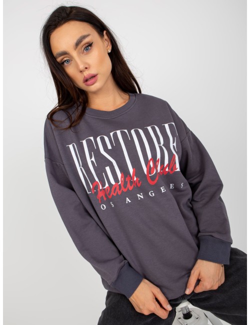 Bawełniana bluza z nadrukiem