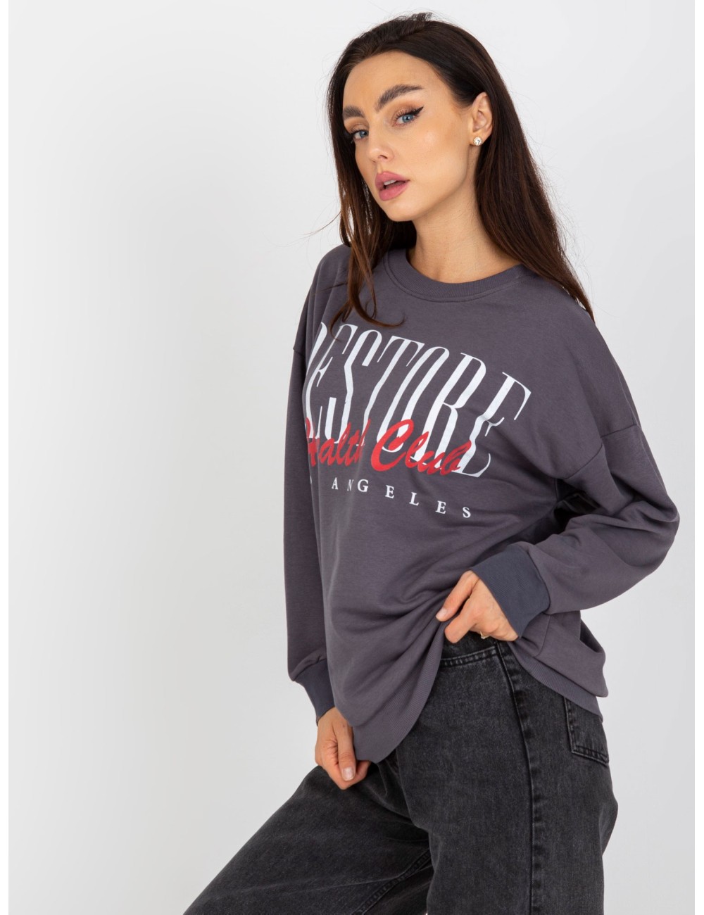 Bawełniana bluza z nadrukiem