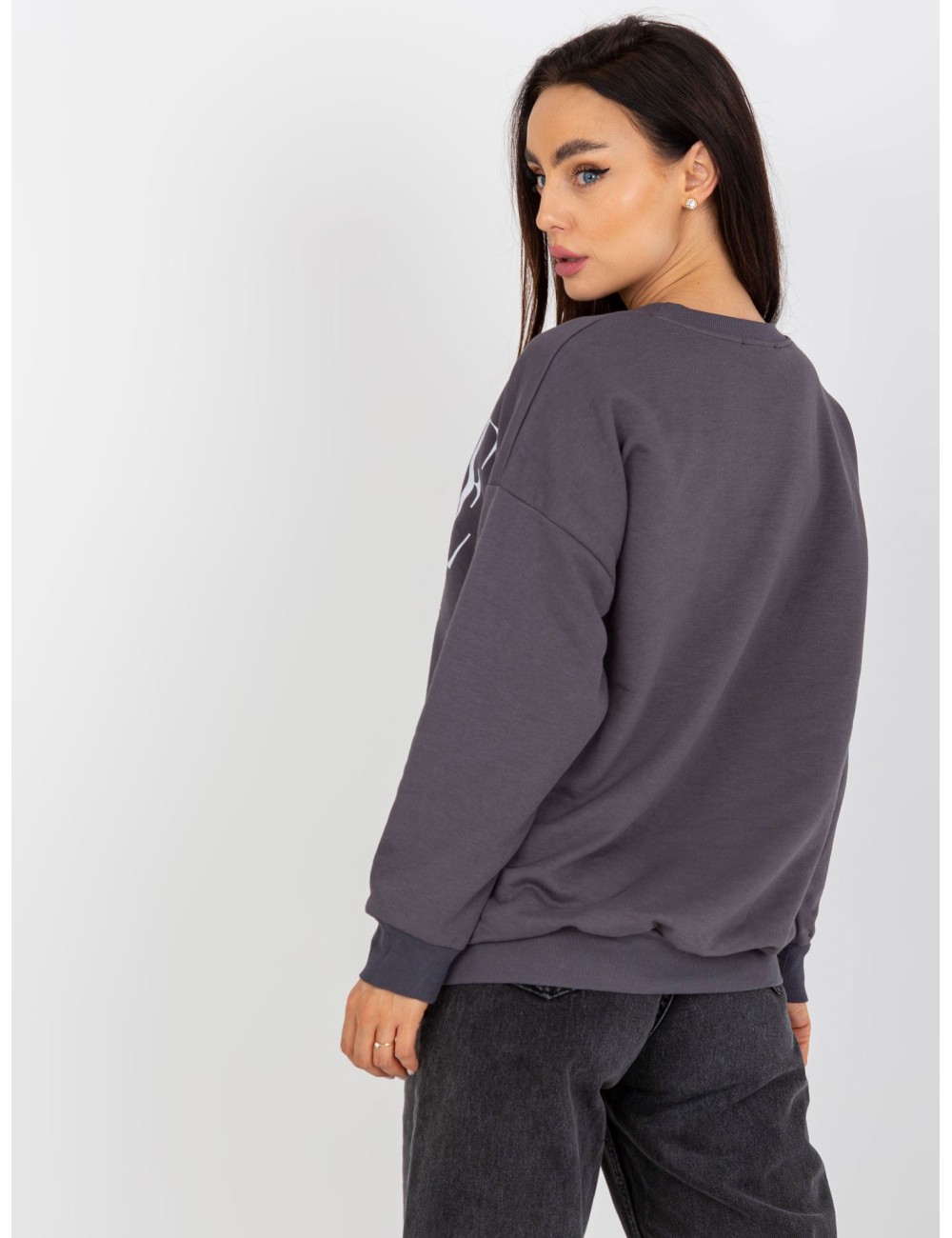 Bawełniana bluza z nadrukiem