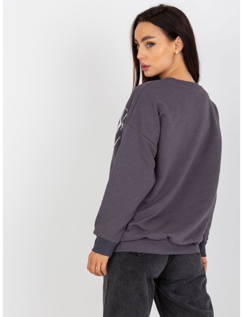 Bawełniana bluza z nadrukiem