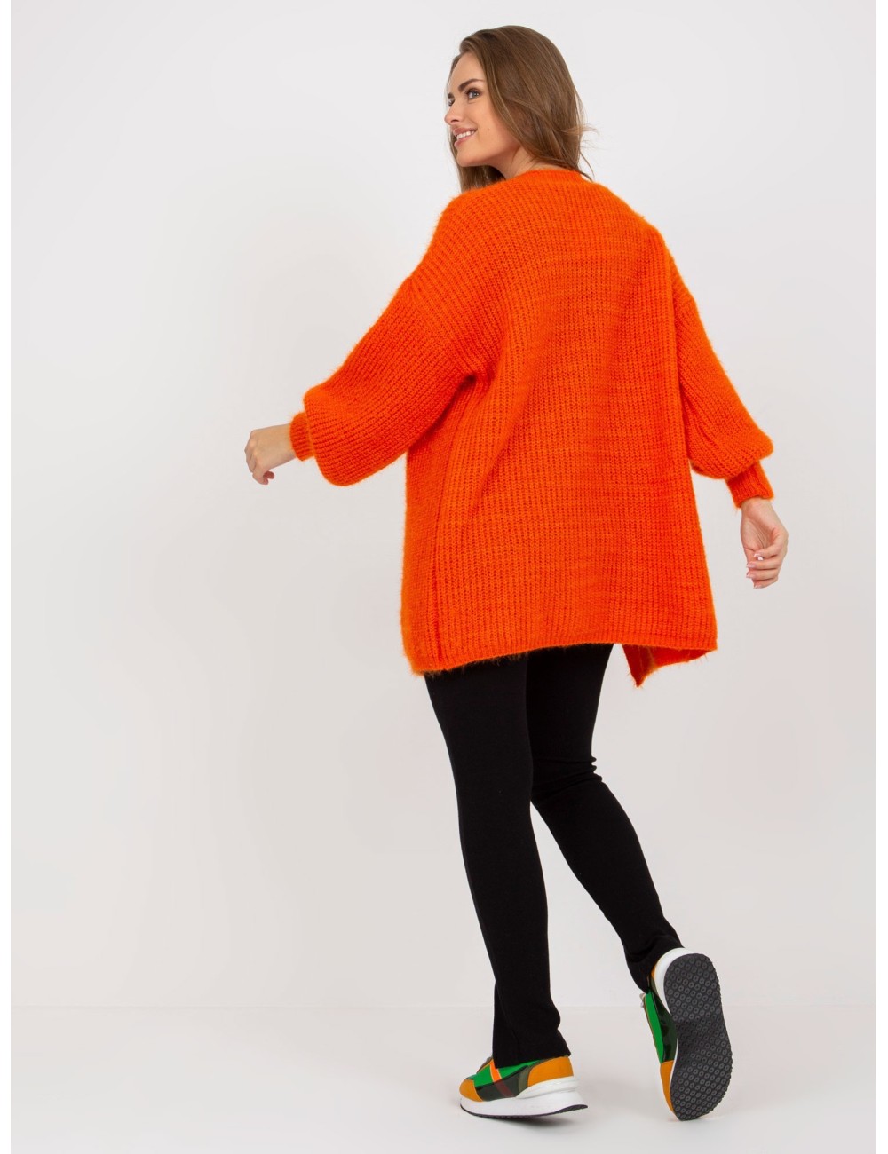 Fluffy kardigan o kroju oversize OCH BELLA