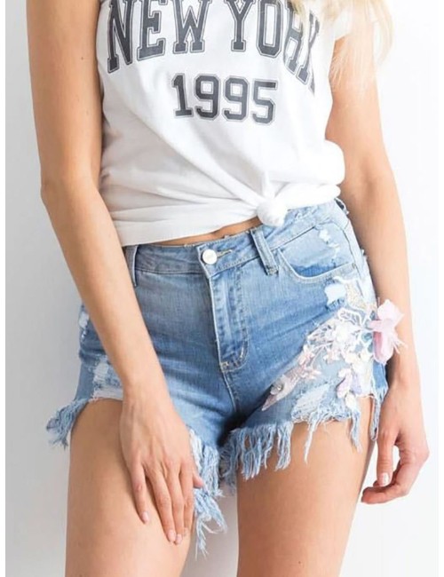 Jeansowe szorty jasnoniebieskie