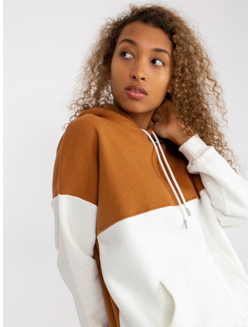 Dresowa bluza basic kangurka RUE PARIS