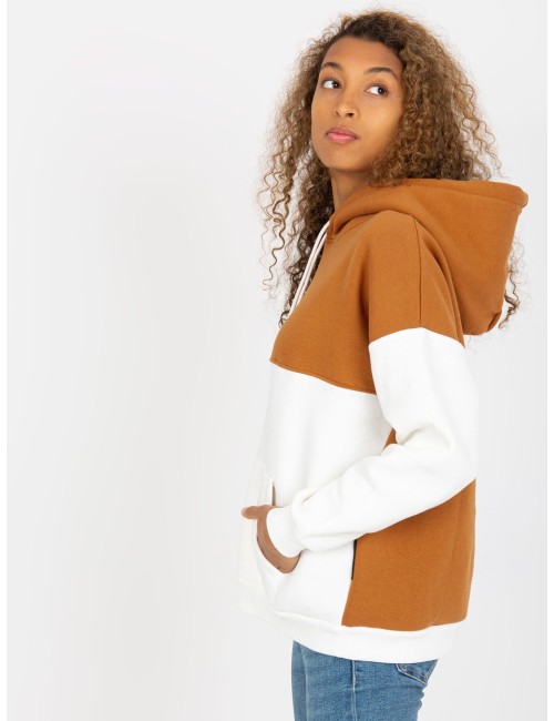 Dresowa bluza basic kangurka RUE PARIS