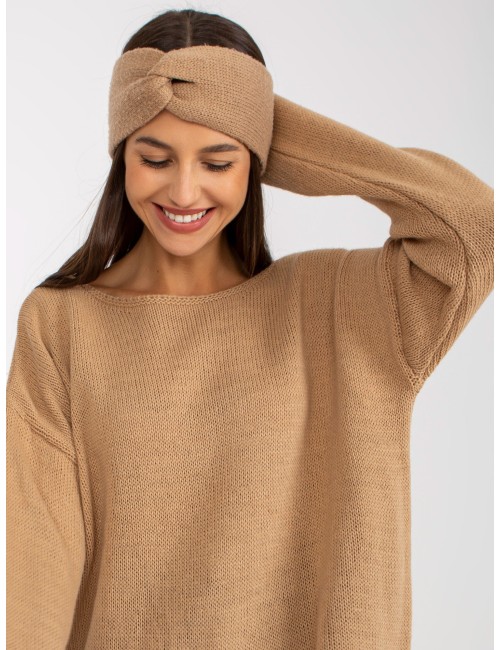 Sweter oversize z dłuższym tyłem OCH BELLA