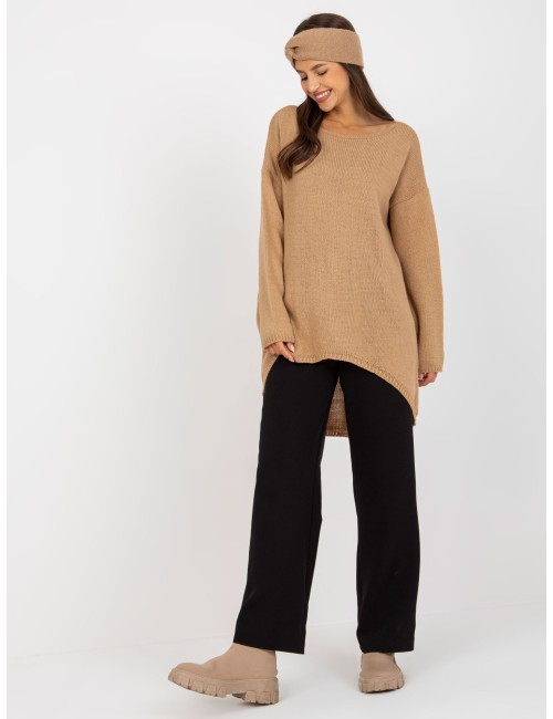 Sweter oversize z dłuższym tyłem OCH BELLA