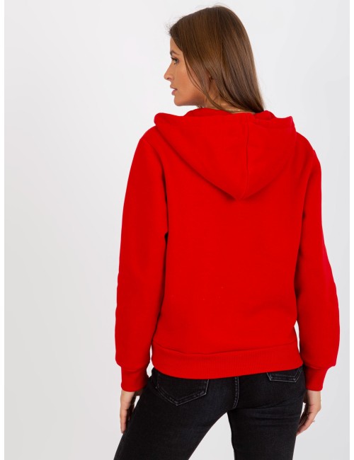 Dresowa rozpinana bluza basic z kapturem RUE PARIS