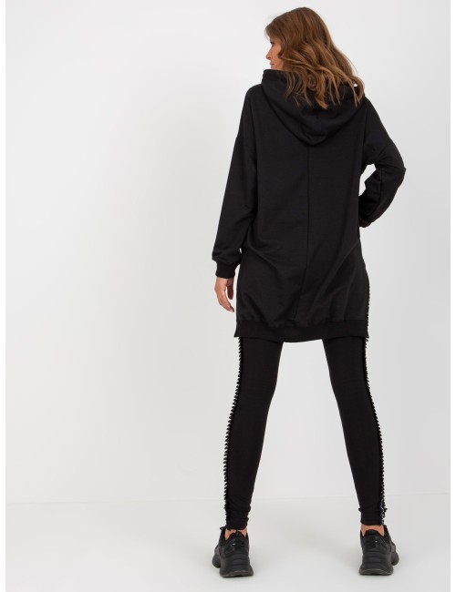 Legginsy na co dzień z napisami po bokach