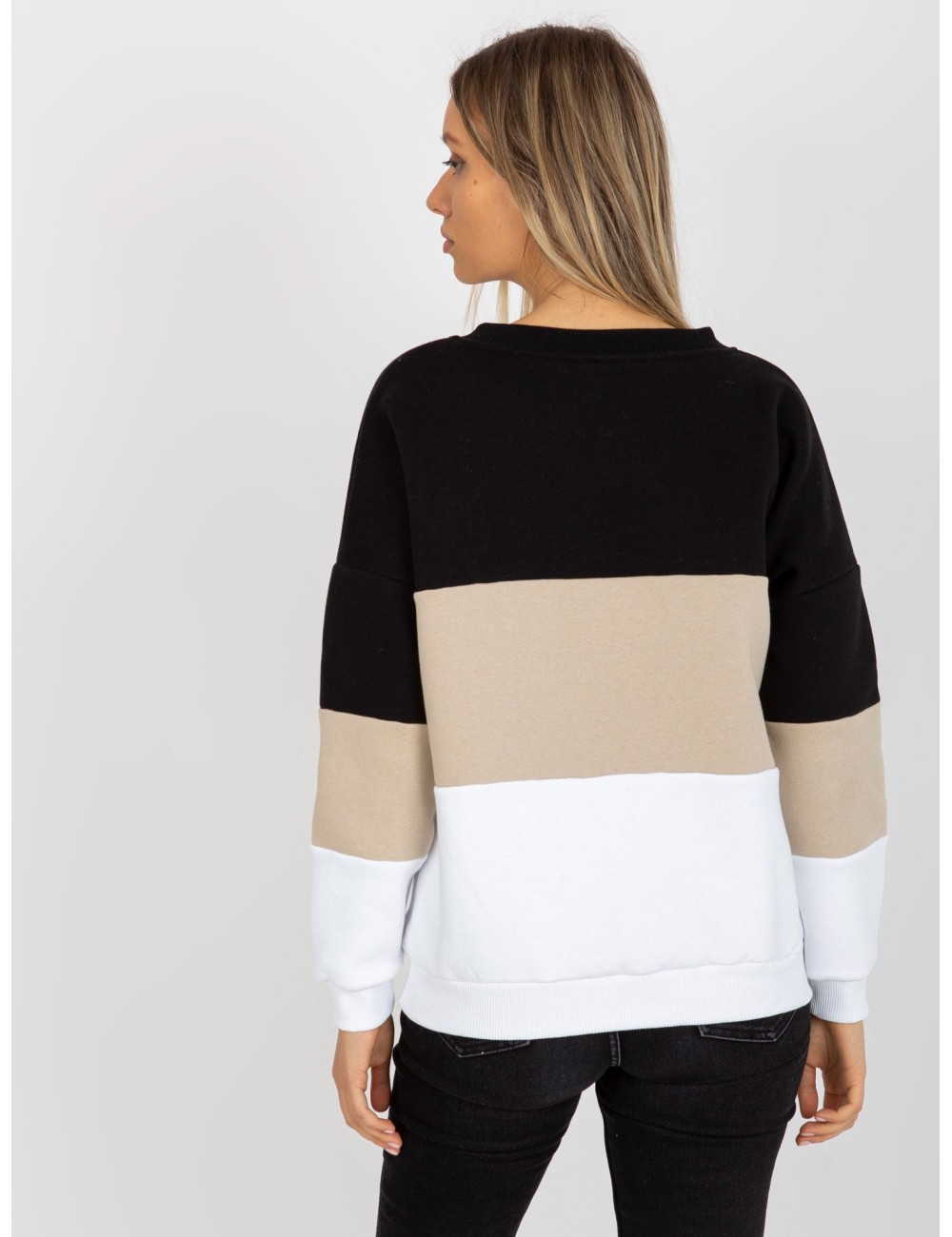 Dresowa bluza basic z dekoltem V