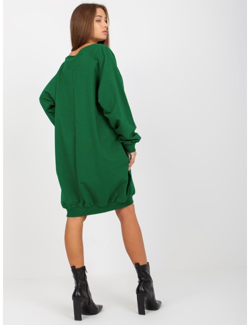 Długa bluza oversize z aplikacją