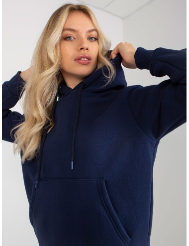 Dresowa bluza basic z kapturem RUE PARIS