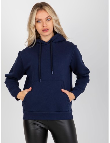 Dresowa bluza basic z kapturem RUE PARIS