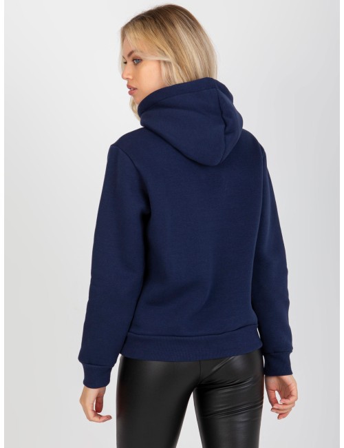 Dresowa bluza basic z kapturem RUE PARIS