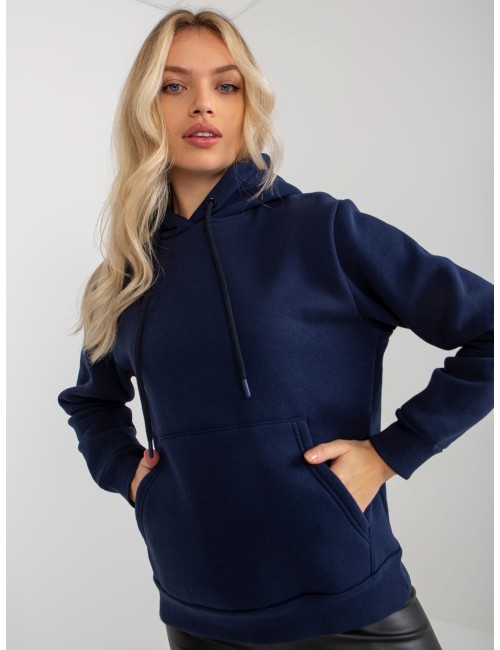 Dresowa bluza basic z kapturem RUE PARIS