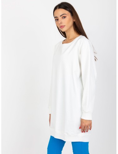 Luźna bluza bez kaptura z okrągłym dekoltem