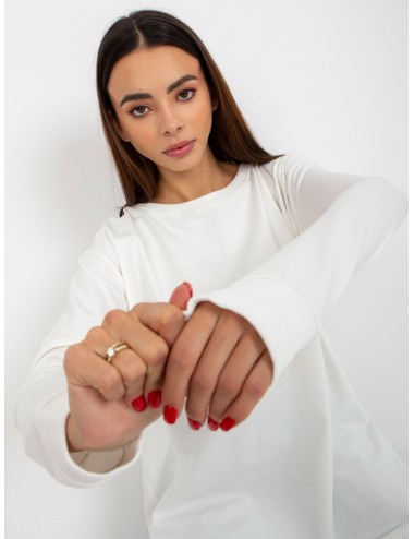 Luźna bluza bez kaptura z okrągłym dekoltem