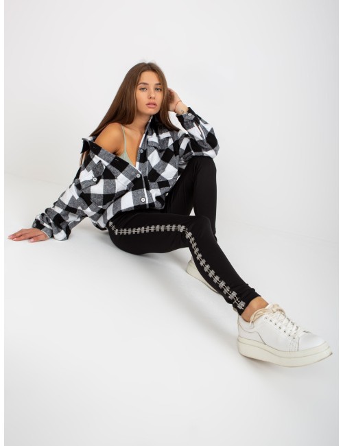 Damskie legginsy na co dzień high waist