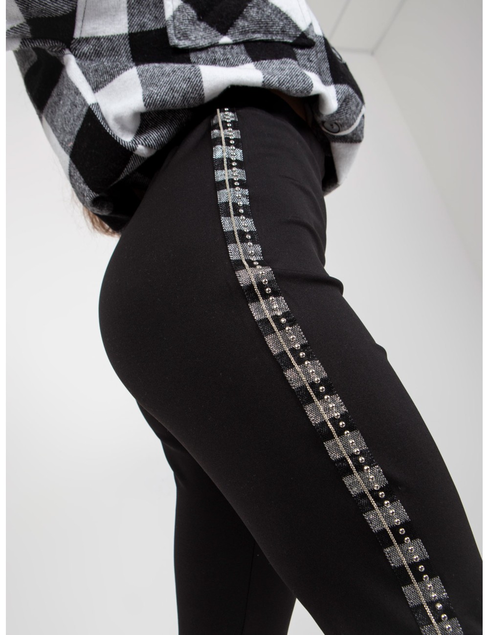 Damskie legginsy na co dzień high waist