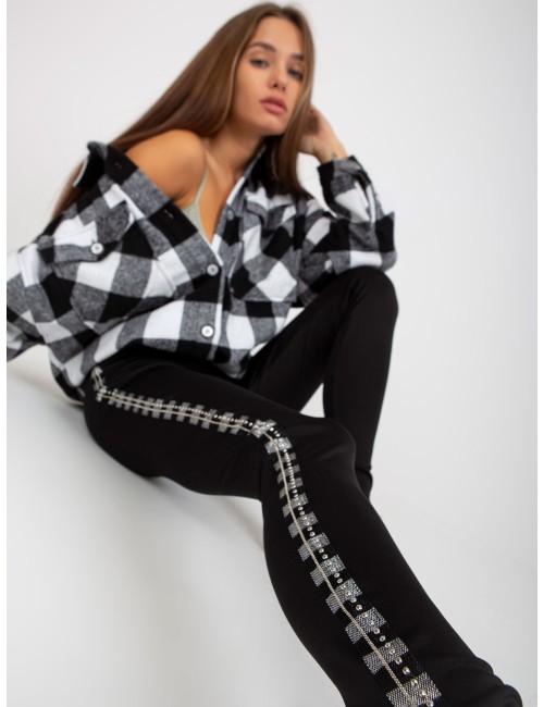 Damskie legginsy na co dzień high waist