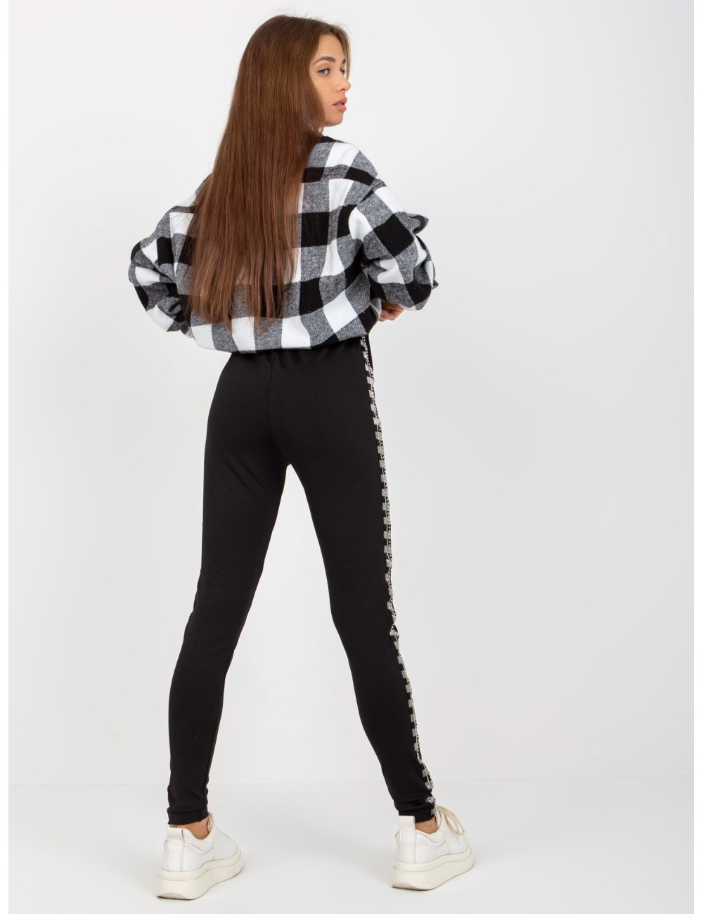 Damskie legginsy na co dzień high waist