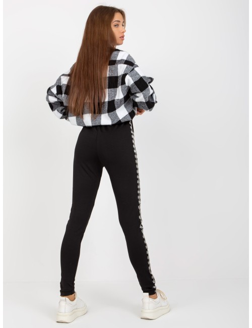 Damskie legginsy na co dzień high waist